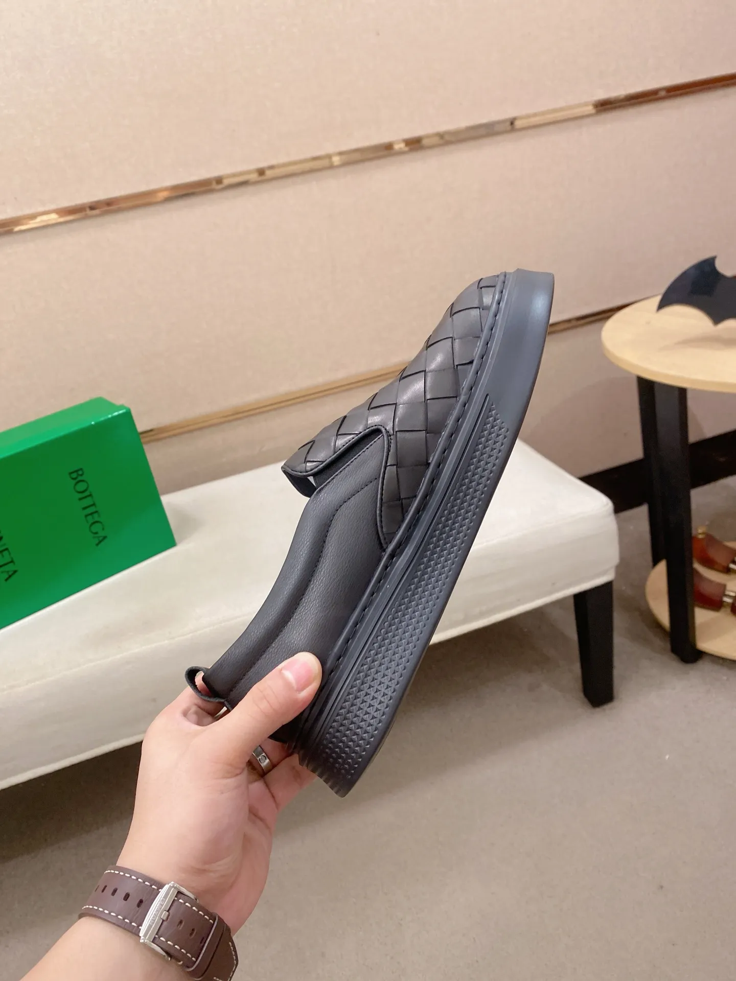 Men's shoes💰 500💰 【BV】The latest hot style‼ ️Casual men's shoes, uppers imported first-layer cowhide. Fully imported first-layer leather lining✔️Exquisite workmanship, excellent foot feel, special rubber sole✔️, cool and fashionable, the latest fashion, fashionable outsole, hurry up. Code number: 38-44